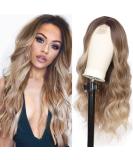 Kalyss 28 Ombre Ash Blonde Curly Wavy Lace Front Wig - Natural Look - Buy Online on GoSupps.com
