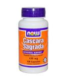 Now Foods Cascara Sagrada 450mg - Natural Laxative - 100 Capsules - Buy Online on GoSupps.com