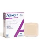 ConvaTec AQUACEL Foam 4x4 Square with Silicone Gel Adhesive - Waterproof Wound Dressing (Box of 10) - International Shipping Available - Buy Online on GoSupps.com