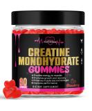 Creatine Monohydrate Gummies - Vegan Muscle Recovery & Strength Supplement - 90 Ct Gluten Free Non-GMO - 30 Servings for Men & Women - Buy Online on GoSupps.com