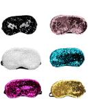 Glitter Mermaid Sequins Sleep Eye Mask - 6 Pcs Set for Women, Teens, and Girls - Buy Online on GoSupps.com