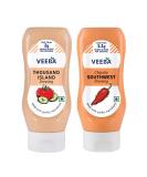 Veeba Salad Dressings Combo - Chipotle Southwest & Thousand Island 300g (Pack of 2) - Buy Online on GoSupps.com