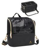 Travel Makeup Brush Holder Case with Shoulder Strap - J-black Large - Buy Online on GoSupps.com