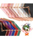 Mimorou Flower Wrapping Paper - 150 Sheets, Gold Edge, Waterproof, 23.6x23.6 Inch - DIY Crafts & Gift Packaging - 15 Colors - Buy Online on GoSupps.com