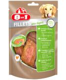 Buy 8in1 Fillets Pro Digest Dog Snacks - Chicken Treats for Digestion - 80g Pack - Functional Dog Treats - Buy Online on GoSupps.com