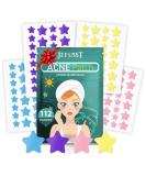 Buy Star Acne Patches - 112 Hydrocolloid Pimple Dots in Cute Colors | Effective Face Zit Stickers - 28 Count (Pack of 4 - Buy Online on GoSupps.com