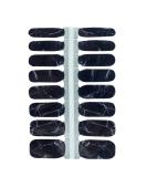 Premium Black Marble Nail Foils | 16 Ultra-Thin Self-Adhesive Nail Art Strips | Perfect for Gel Acrylic & Natural Nails - Buy Online on GoSupps.com