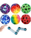 GSXNKK Astro Jump Ball - 6 Pack Space Moon Bouncy Balls for Ultimate Fun - Super High Bouncing Lightweight Mini Jump Balls - Perfect for Kids and Adults - Buy Online on GoSupps.com