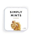 Simply Gum Ginger Mints - 1.1 OZ Fresh Ginger Flavor (Pack of 1) - Buy Online on GoSupps.com