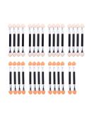 30 pcs Disposable Dual-Sided Eye Shadow Sponge Brushes | Professional Double-End Makeup Applicator Set | Manicure Cosmetic Tool | 9.5CM Aluminum Tube - Buy Online on GoSupps.com