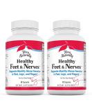 Terry Naturally Healthy Feet & Nerves Supplement - 60 Vegan Capsules (Pack of 2) - Nerve Function Support with B Vitamins & Boswellia - Non-GMO & Gluten Free - Buy Online on GoSupps.com