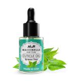 Green Tea Maccibelle Cuticle Oil 0.5 oz - Hydrates and Repairs Dry Cracked Cuticles - Buy Online on GoSupps.com