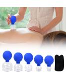 Professional NATUCE 5-Piece Cupping Glass Set | Real Glass Therapy Cups & Fascia Scraping Tools for Body & Neck - Buy Online on GoSupps.com