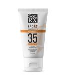 SolRX SPORT SPF 35 Sunscreen  Reef Friendly  Oxybenzone Free  Fragrance Free - Buy Online on GoSupps.com