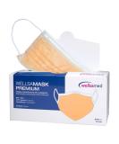 Wellsamed Wellsamask Type IIR Medical Face Masks - 50 Pieces Orange - Elastic Band Single Colour - Buy Online on GoSupps.com