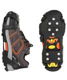 Crampons for shoes 10 teeth shoe claws ice claws to play in the snow anti-slide shoe claw ice claw to play in the snow stainless steel spikes for hiking snow ice cream trekking ice fishing L (EU 40-44) - Buy Online on GoSupps.com