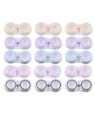 KISEER 15 Pack Clear Contact Lens Case Storage Kit - Cute Holder Container - Buy Online on GoSupps.com
