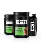 ESN Vegan Designer Protein Powder Milky Chocolate 2 x 910 g Can + Free Shaker - Muscle Building and Recovery Milky Chocolate 910 g (Package of 2) - Buy Online on GoSupps.com