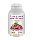 Andrew Lessman Evening Primrose & Black Currant Seed Oil Softgels - 180 Count - Menstrual Cycle Support - Omega-6 Fatty Acids - No Additives - Buy Online on GoSupps.com