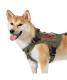 OneTigris Fire Watcher 2.0 Molle Dog Harness with Handle & Metal Buckle - Military Green | International Shipping Available - Buy Online on GoSupps.com