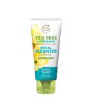 Petal Fresh Tea Tree & Peppermint Facial Cleanser - Vegan Cruelty-Free Blemish Control | Daily Clean Skincare 5 oz - Buy Online on GoSupps.com