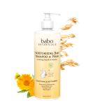 Babo Botanicals Moisturizing Plant-Based 2-in-1 Shampoo & Wash - with Organic Calendula & Oat Milk - For Babies, Kids & Adults with Sensitive or Dry Skin & Scalp - Hypoallergenic & Vegan - 16 fl. oz. 16 Fl Oz (Pack of 1) - Buy Online on GoSupps.com