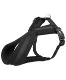 Trixie Premium Touring Harness for Large Dogs - Adjustable Fleece-Padded Black Sporty Design (Size L: 60-100 cm) - Buy Online on GoSupps.com