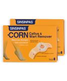 SINSINPAS Corn Callus & Wart Remover | Maximum Strength | 2 Pack (16 Patches) - Buy Online on GoSupps.com