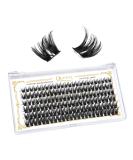 Cluster Lashes QueWel 72pcs DIY Eyelash Extensions Soft D Curl Mix 10-16mm for Home Make-Up - Buy Online on GoSupps.com