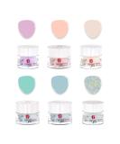 Revel Nail Dip Powder - Pastel Powder Dip Nail Polish Chip Resistant Dip Nail Powder with Vitamin E and Calcium DIY Manicure 6-Pack Coastal Dreams - Buy Online on GoSupps.com