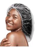 10Pcs XL Disposable Shower Cap for Long Braids & Dreadlocks - Oversized Processing Cap for Black Women - 10 Count - Buy Online on GoSupps.com