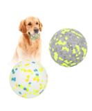 Indestructible Rubber Dog Ball Toys - Durable Interactive Training Balls for Small Medium & Large Dogs (2 Pieces) - Buy Online on GoSupps.com