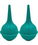2pk Sterile Ear Syringe 3oz/90ml Green Rubber Bulb for Ear Cleaning & Wax Removal - Buy Online on GoSupps.com