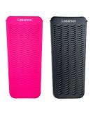 2 Pack Heat Resistant Silicone Mat Pouches for Hair Tools - Pink & Black - Buy Online on GoSupps.com