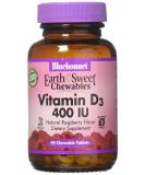 Bluebonnet Nutrition Earthsweet Chewable Vitamin D3 400 IU - 90 Tablets - Buy Online on GoSupps.com