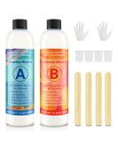 Startso World Mold Making Kit - 20A Translucent Platinum RTV-2 Liquid Silicone Rubber - 21.2OZ - DIY Molds for Resin, Soap, Candle, Clay - Includes Tools and Gloves - Translucent 21.2OZ - Buy Online on GoSupps.com