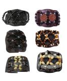 6 Pieces African Hairpange Comb Set | Magical Butterfly Stretch Clips & DIY Double Hair Clips for Women - Perfect for All Hair Types - Buy Online on GoSupps.com