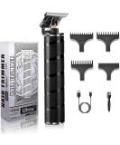 Ufree Hair Trimmer - Cordless Beard Men's Grooming Kit with Guide Combs - Electric T Blade Shaver for Zero Gap Bald Outline Edging (BLACK) - Buy Online on GoSupps.com