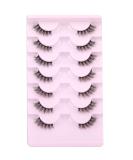 Natural Half Eyelashes | Lvmixwig Cat Eye Wispy Short False Lashes for a Flawless Look - Buy Online on GoSupps.com