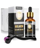 Dessnill Men's Beard Care Set - 0.5mm Dermaroller & Growth Serum Oil for Faster Beard & Hair Growth | International Shipping - Buy Online on GoSupps.com