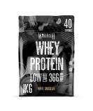 Warrior Whey Protein Powder - 36g Protein Per Shake, Low Sugar & Carbs, GMP Certified, White Chocolate 1kg - Buy Online on GoSupps.com