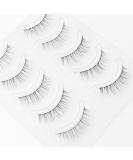False Eyelashes Wispy Natural Look Lashes 5 Pairs Soft Faux Mink Lashes 3D 6D Volume Fluffy Frihappy Fake Eyelashes Packs #17 #17-Understated - Buy Online on GoSupps.com