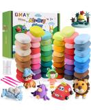 QMay Air Dry Clay Modeling Kit with 50 Colors - Sculpting Tools Included - 1.65lbs Green Box - Ideal Gift for Kids - Buy Online on GoSupps.com