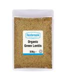 Organic Green Lentils 500g | Certified Organic by Fenbrook Organic - Buy Online on GoSupps.com
