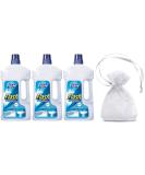 Flash Bathroom All Purpose Cleaner Removes Soap Scum Long Lasting Shine with Febreze Freshness Fresh Scent 3Pk 3 x 1L + Our Gift for You: Organza Bag Size 9x7x0.1cm - Buy Online on GoSupps.com