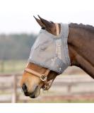 QHP Fly Mask Without Ears - Full Warmblood Size in Grey | International Shipping Available - Buy Online on GoSupps.com