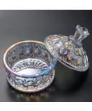 100ml Crystal Nail Dappen Dish with Lid - Laser Color | Acrylic Liquid & Powder Holder for Nail Art - Buy Online on GoSupps.com