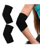 Sibba Elbow Compression Sleeve 2 Pack Arm Support Brace Elbow Compression Support Sleeve for Weightlifting Arm Support Golfers Elbow Tennis Elbow Tendonitis - Buy Online on GoSupps.com