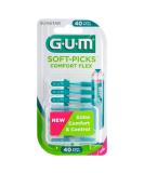 Gum Soft-Picks Comfort Flex Large - 2-Pack (80 Pieces) | International Shipping Available - Buy Online on GoSupps.com