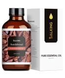 SALKING Sandalwood Essential Oil 120ml - 100% Pure, Natural & Therapeutic Grade Aromatherapy Oil for Skin Care. Ideal for Diffusers, Humidifiers, Relaxation & Sleep. Perfect Gift for Women - Buy Online on GoSupps.com
